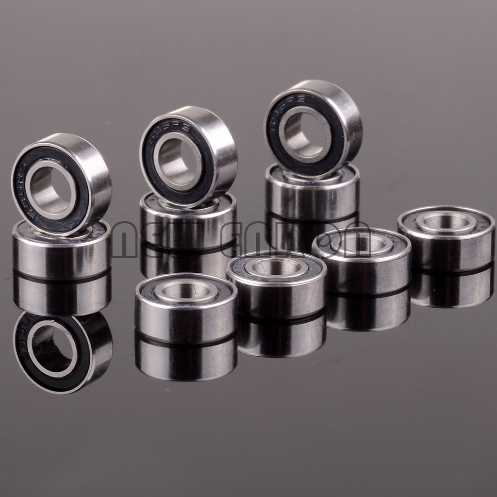Mới Set 10 Vòng Bi 6*13*5 MM 6x13x5mm 686RS 686-2RS Cho Mô Hình Xe Điều Khiển Từ Xa