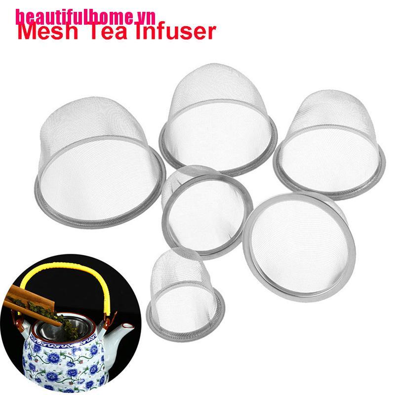 Dụng Cụ Lọc Trà Bằng Inox Tái Sử Dụng Tiện Lợi