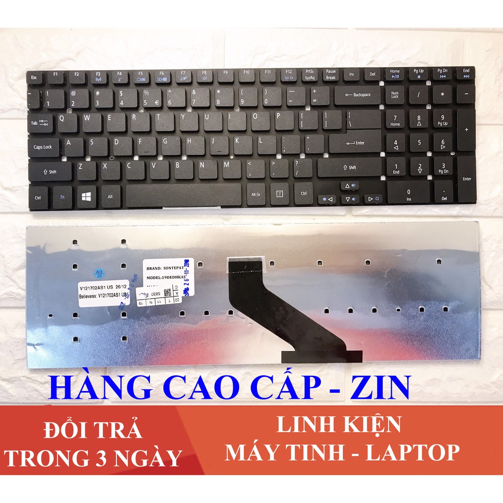 Bàn Phím Laptop Acer 5830 E5-551 V3-571 E5-531 E5-572 ES1-531 E5-571 (Phím Trong Máy Phải Hàn DÀNH CHO THỢ)