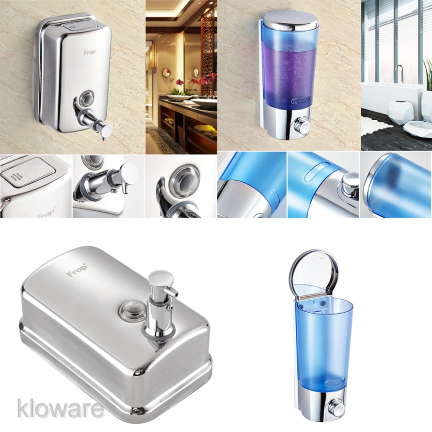 Bình Đựng Xà Phòng Dạng Lỏng 400ML Gắn Tường Tiện Dụng