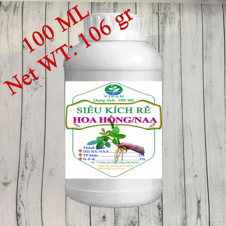 Kích rễ hoa hồng NAA
