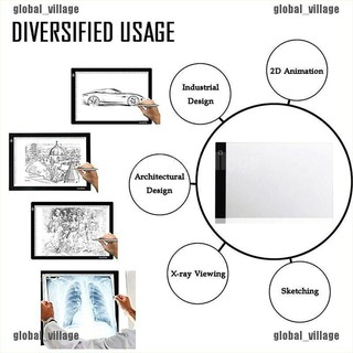 Bảng Đèn LED USB A4 Có Thể Thay Đổi Độ Sáng