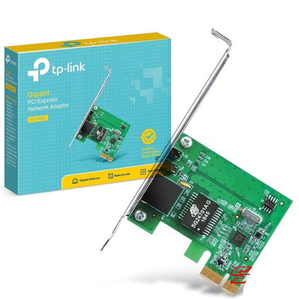 Card Mạng Gigabit PCI Express Tp-Link TG-3468 Tốc Độ 1000Mbps - Hàng Chính Hãng.CPLT [AQ]