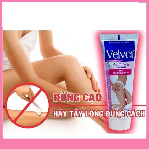 Kem tẩy lông Velvet chuẩn Nga sản phẩm đình đám, các chị em không thể bỏ qua các bước tẩy lông