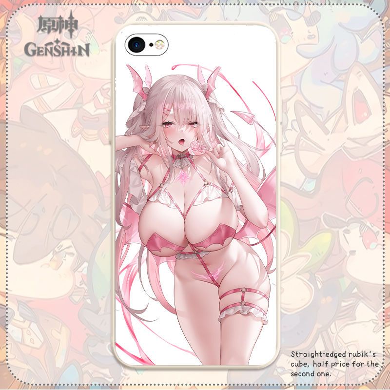 Ốp Điện Thoại Tpu Mềm Hình Cô Gái Anime Nhật Bản Cho IPhone 14 11 12 13 Pro Max XS X XR plus
