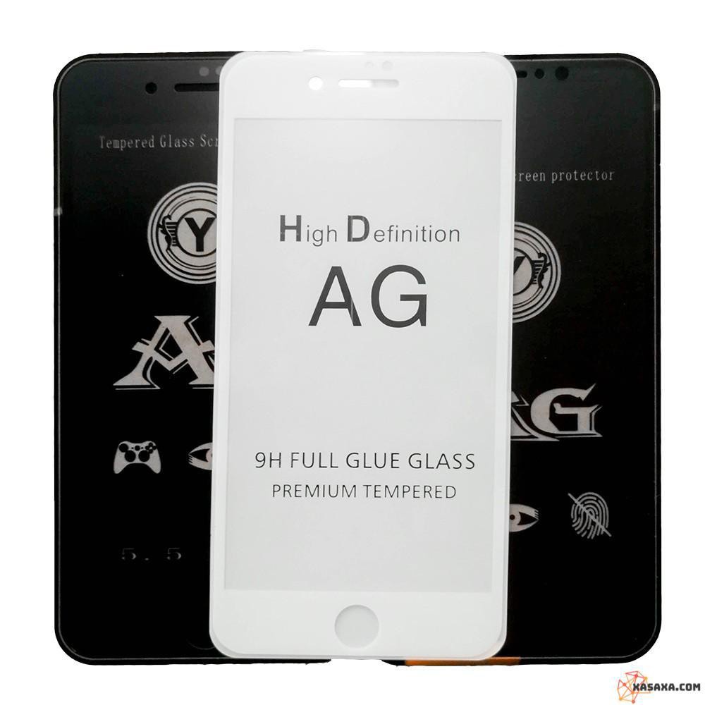 Kính Cường Lực Chống Vân Tay Iphone 6/6s/7/8 Plus - Iphone 12/13pro/14promax - Goteca