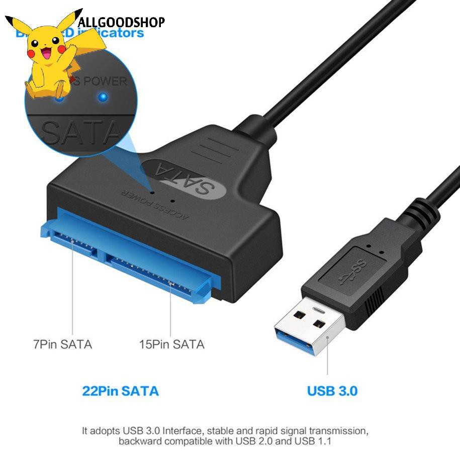 111all} SATA USB Adapter Cable SATA to USB3.0 Data Transfer Converter Support 2.5" HDD