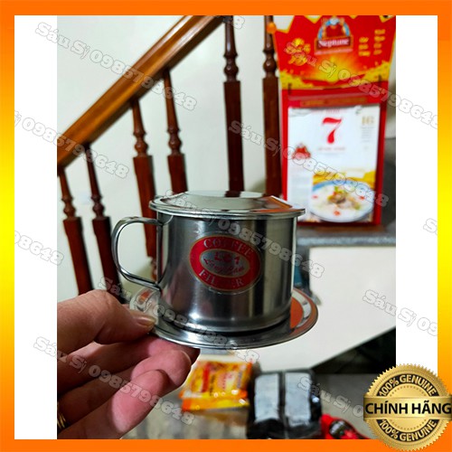 Phin Pha Cà Phê Chất Liệu Inox Sáng Bóng