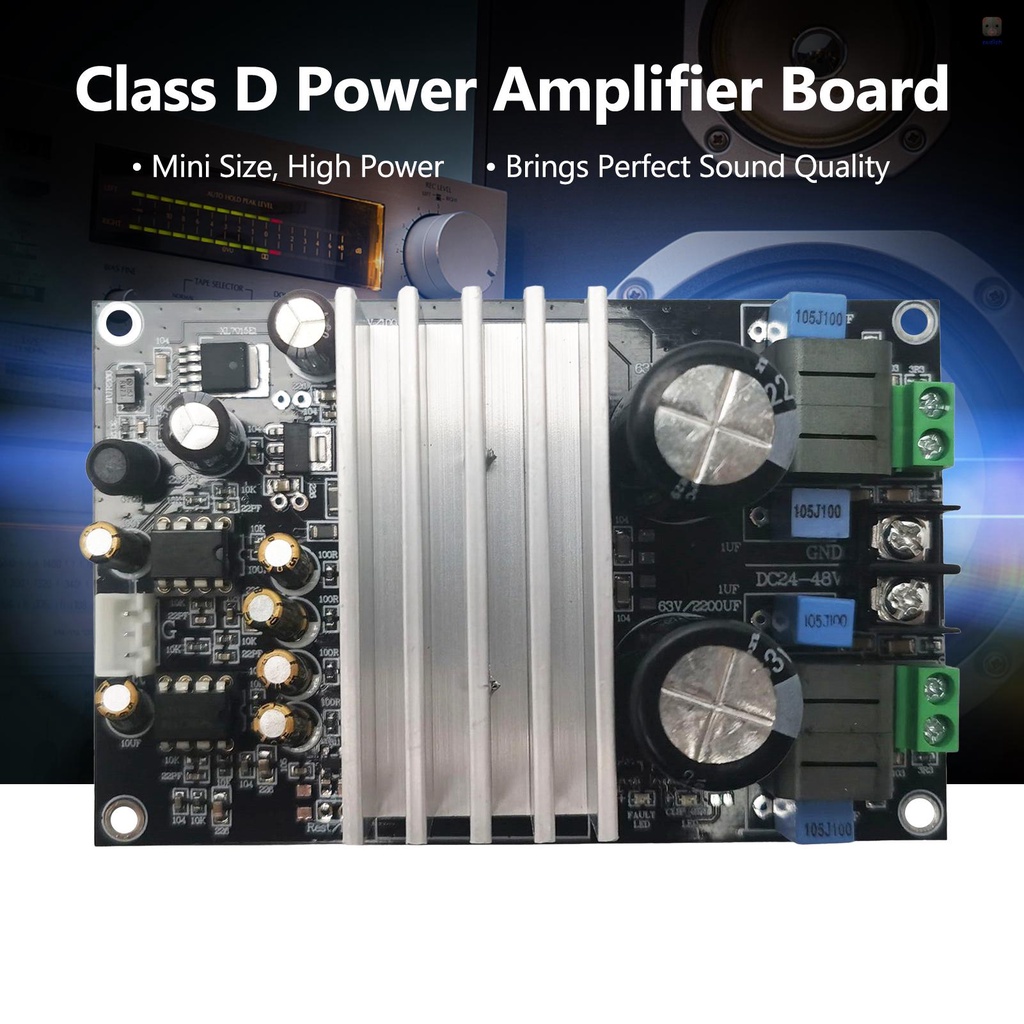 Bảng Mạch Khuếch Đại Âm Thanh Kỹ Thuật Số TPA3255 Class D DC 24-48V 2.0 300W + 300W Cho Loa DIY