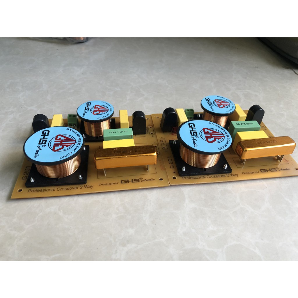 Phân tần loa GHS 1 bass 1 treble cao cấp G-201