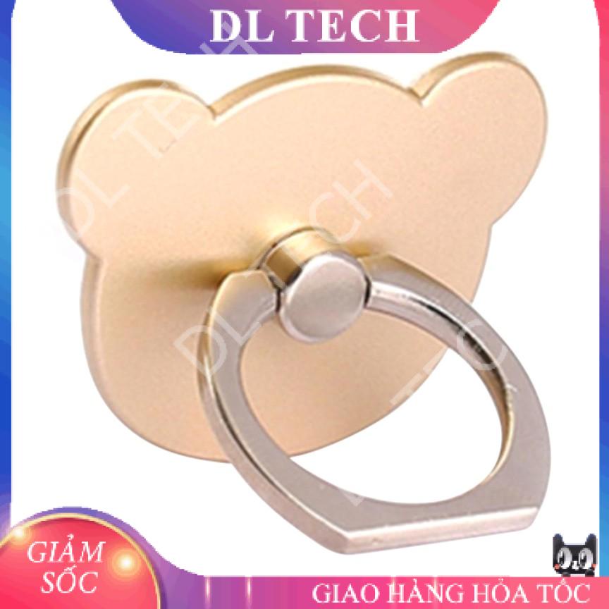 Giá đỡ điện thoại dạng nhẫn hình gấu DL TECH