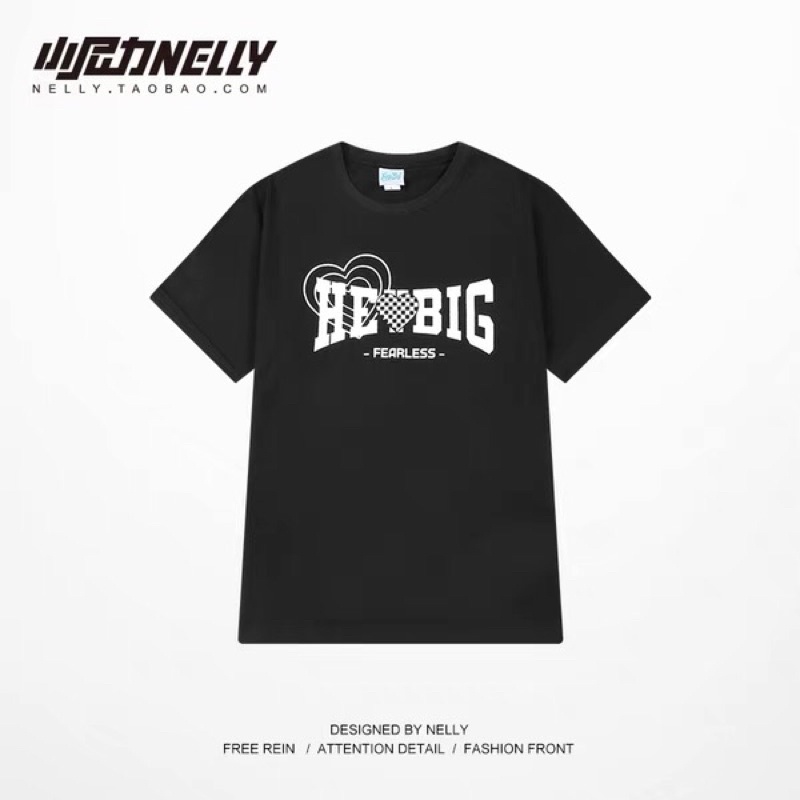 Áo phông nelly heybig sale (có sẵn) asl heybig fearless xanh