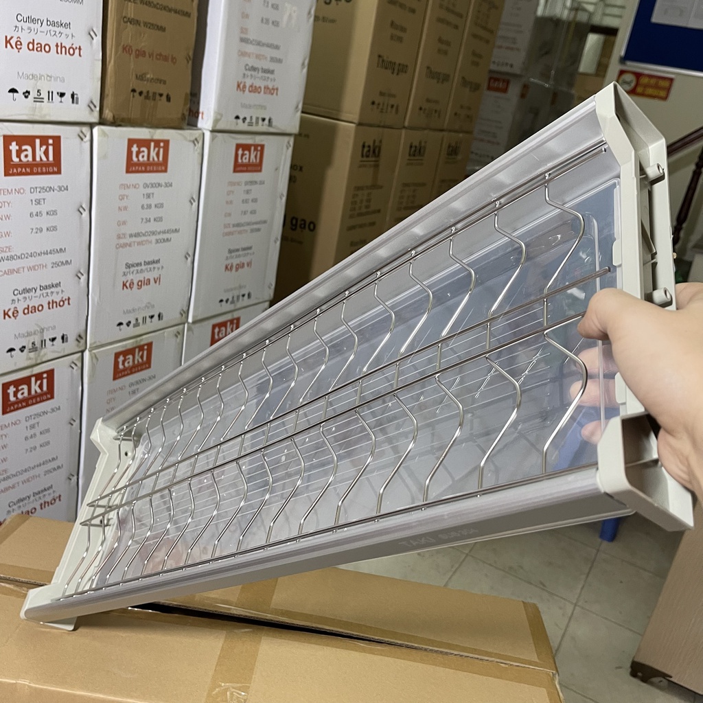 Giá Úp Bát Đĩa Cố Định Tủ bếp INOX 304 - Bảo Hành Vĩnh Viễn