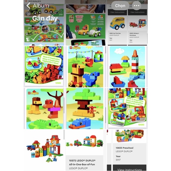 Đồ chơi Lego Duplo Real bán kg ngẫu nhiên