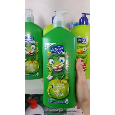 Sữa tắm gội toàn thân cho bé  SUAVE KID  532ml