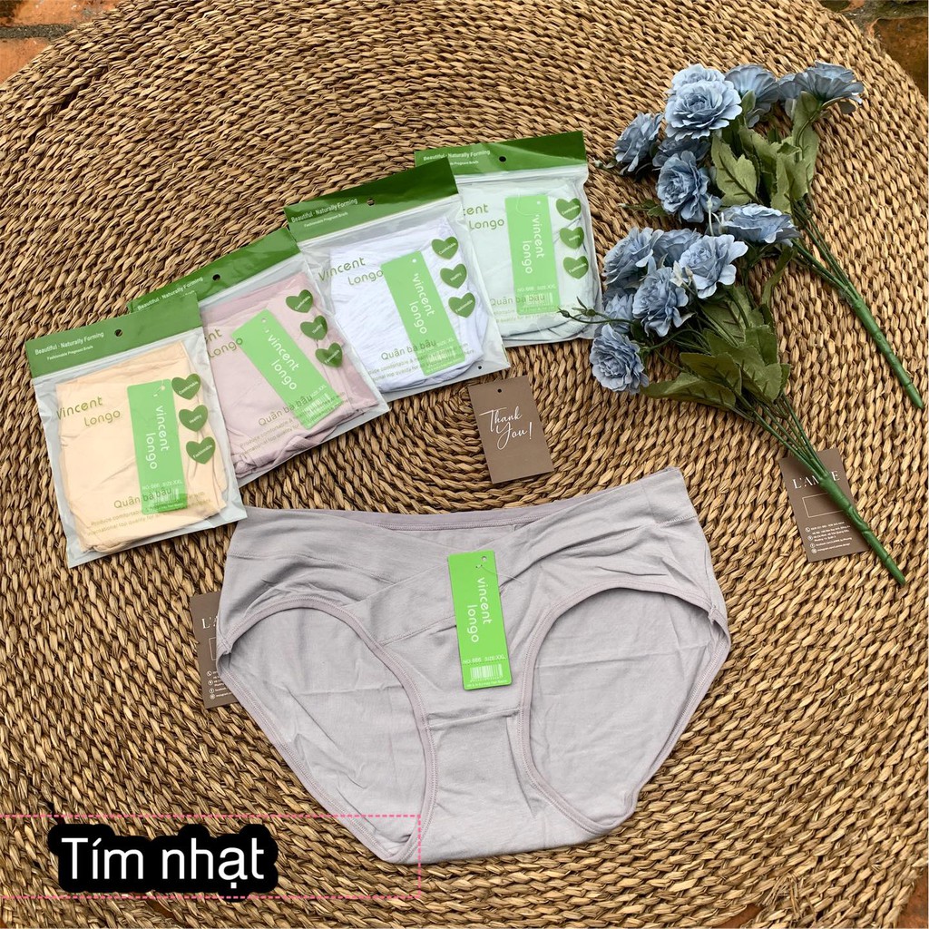 Bố Ken Quần lót bầu set cotton, 1 set 5 chiếc, mát nhẹ thoáng khí cho các mẹ bầu sản phẩm của LAMME