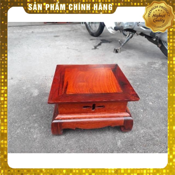 Kỉ vuông gỗ hương kệ các vận dụng trong nhà chắc chắn đẹp mặt 25cm