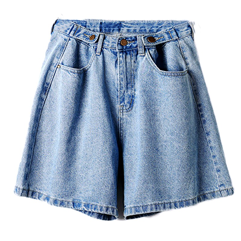 Quần Short Denim Bảo Hộ Dáng Rộng Thời Trang Mùa Hè Dành Cho Nữ 2021