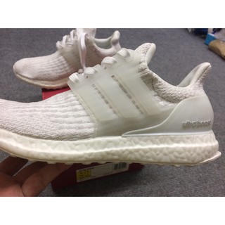 Giày ultra boost trắng xám thể thao nam nữ