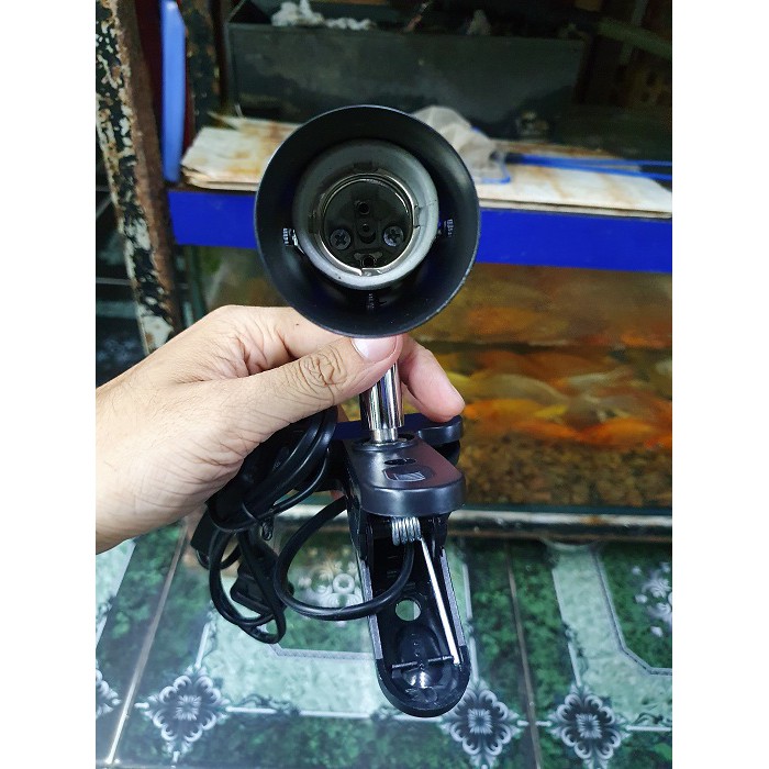 ĐUÔI ĐÈN SƯỞI CÓ KẸP CHO BABA RÙA THÚ CƯNG BÒ SÁT E27