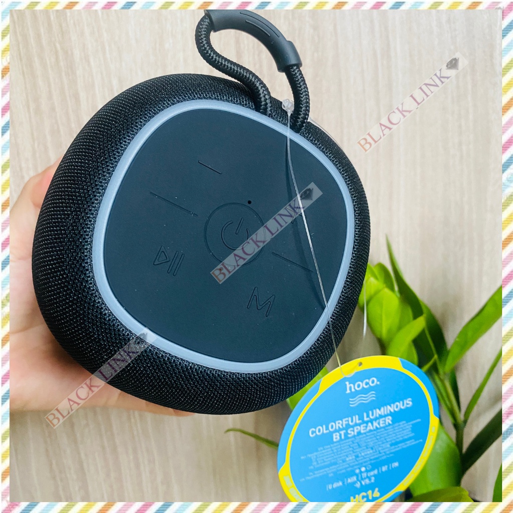 Loa Bluetooth HOCO HC14 Không Dây Chính Hãng Cao Cấp Bass Mạnh Đèn LED Theo Nhạc Loa Mini Cầm Tay Usb Thẻ Nhớ