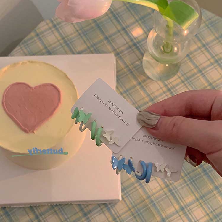 IF ME Bộ khuyên tai   tùy chọn kiểu đơn giản thời trang cho nữ