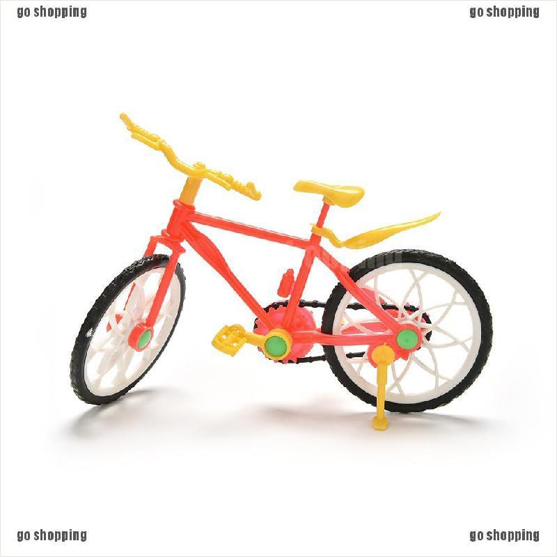 {go shopping}1 Pcs Creative Red Yellow Mountain Bike for Barbies Dolls