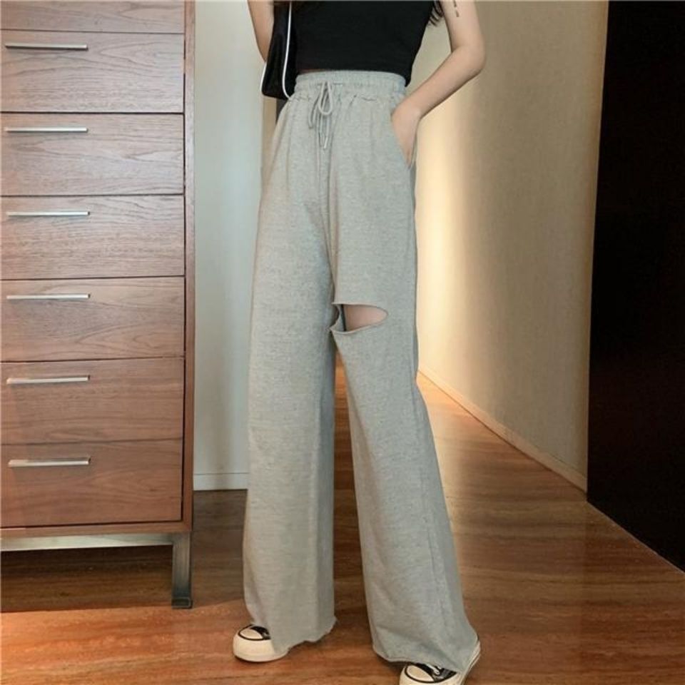 new high waist cacusal straight pants