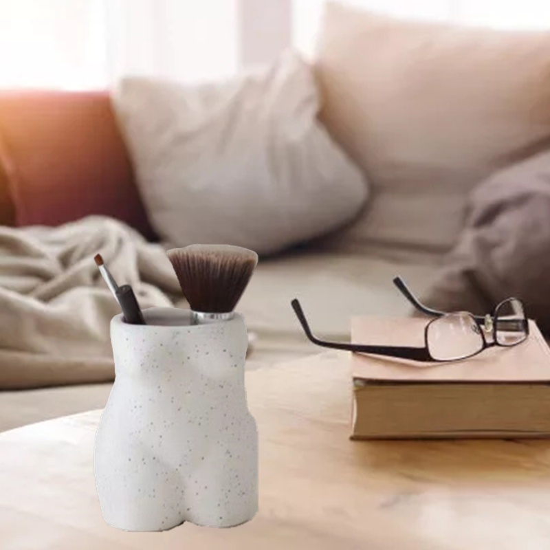 Sa Khuôn Silicon Đổ Nhựa Resin Làm Chậu Hoa 3D DIY Cho Nữ