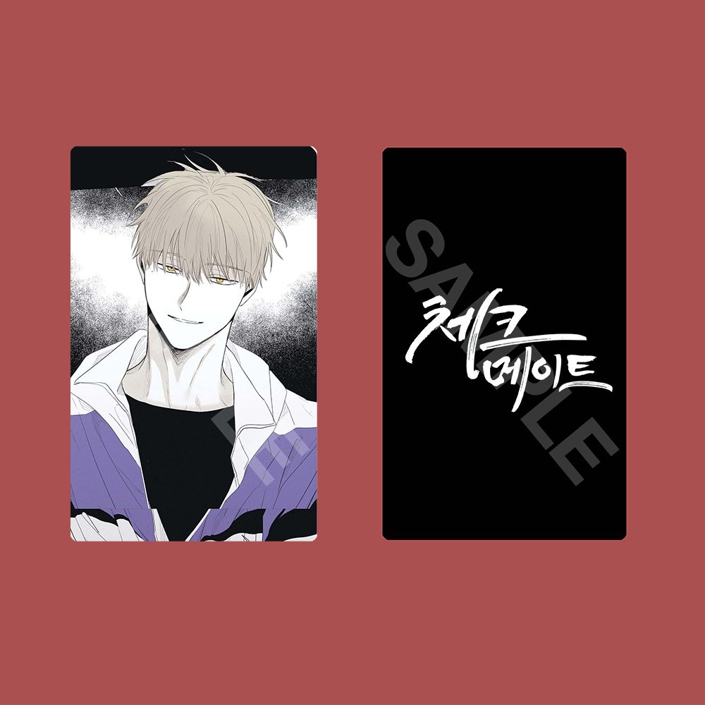 (lẻ 1 tấm) Ảnh card bo góc in hình CHECKMATE CHIẾU TƯỚNG manhwa Boylove thẻ bo viền 5*8cm anime chibi sưu tập