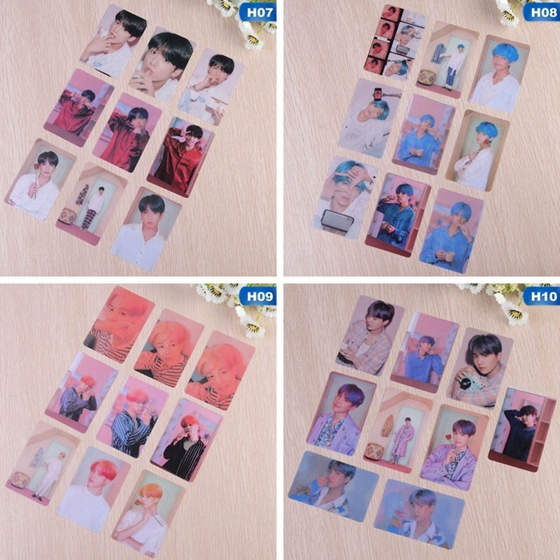 Set 9 Tấm Ảnh Lomo Card J-hope Jimin Suga