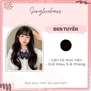 Thuốc nhuộm tóc màu đen tuyền