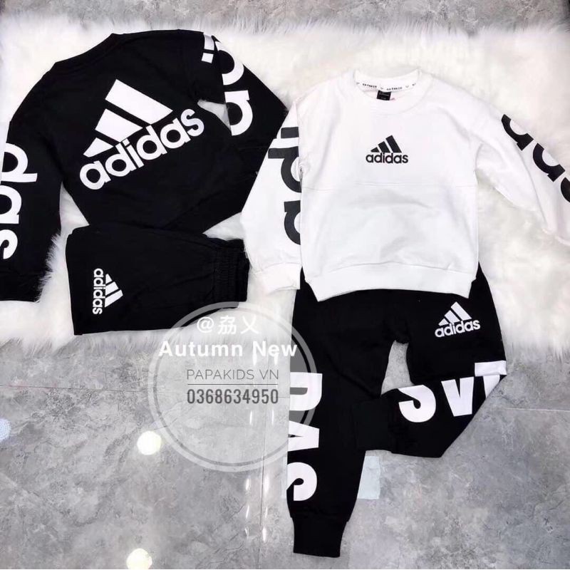 [Size : 10-45kg CHÍNH HÃNG ShinBB] bộ thể thao thu đông dài tay cho bé trai bé gái thun cotton chính phẩm cao cấp