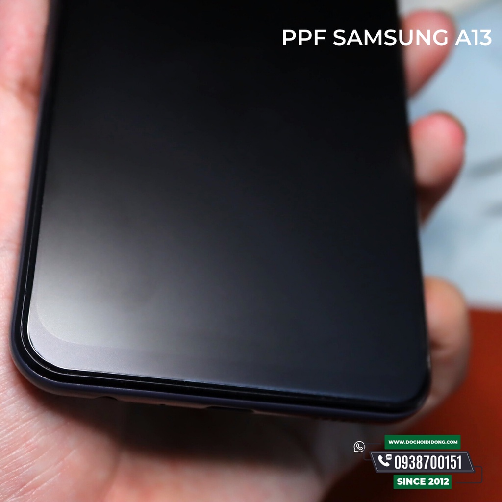Miếng dán PPF SAMSUNG A13 trong, nhám, đổi màu cao cấp