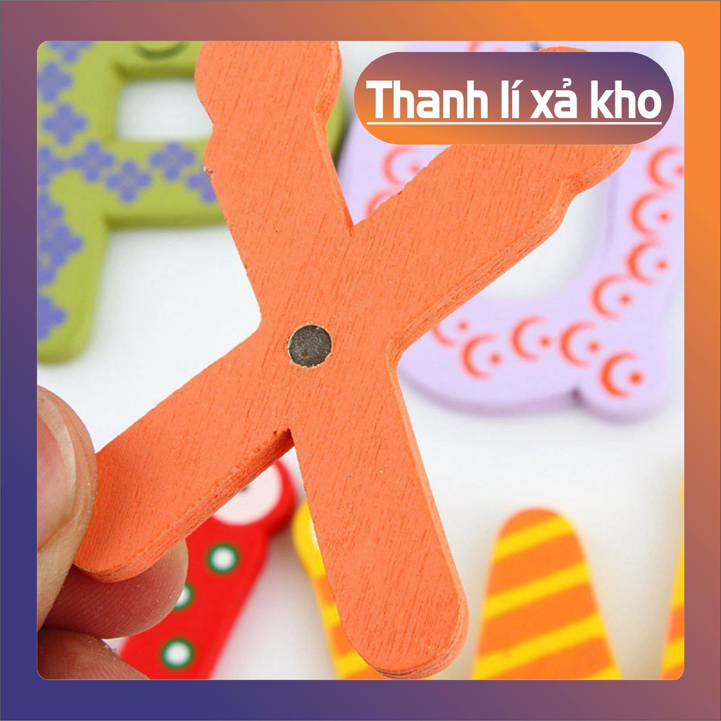 (Xả Kho Cắt Lỗ) Combo 26 chữ cái dán tủ cho bé - 6377 (Hàng Xịn) #2