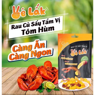 Rau củ sấy tẩm vị tôm hùm Vê Lắk