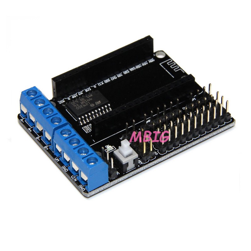 Bảng mô-đun công suất cao kép điều khiển động cơ ESP8266 WiFi L293D ESP12E cho Arduino NodeMcu