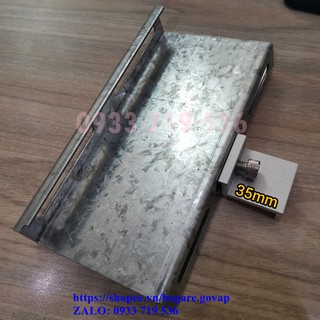 Combo Pát Z áp mái tôn + pát kẹp biên, pát cuối 35-40mm cho tấm pin- Z200mm