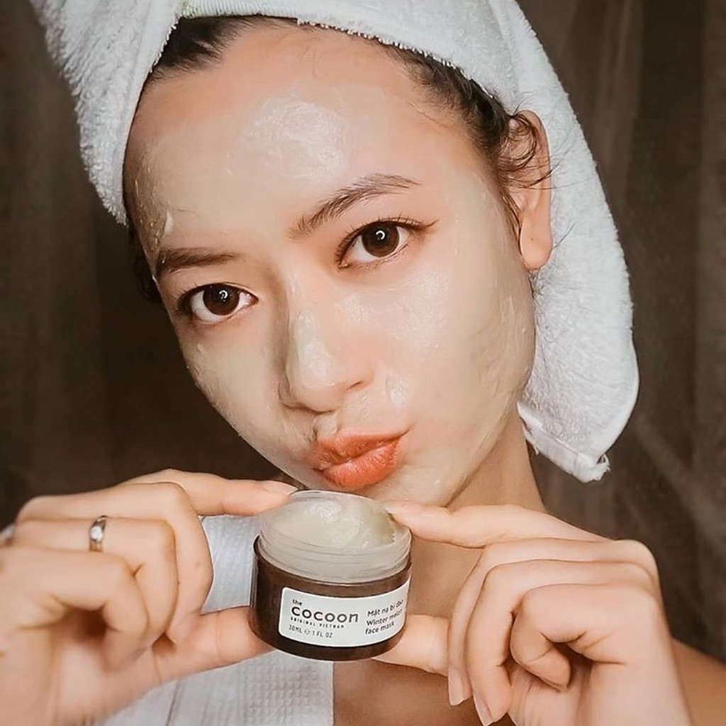 Mặt nạ bí đao the cocoon 30ml da dầu và mụn ẩn