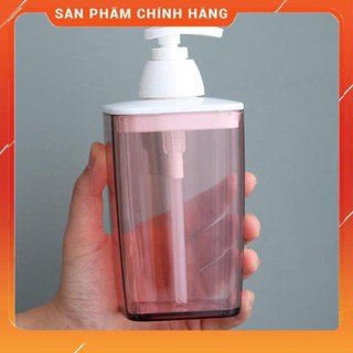CHÍNH HÃNG -  [FREESHIP❤️] Hộp đựng nước rửa tay vuông 420ml ,Lọ đựng dầu gội sữa tắm,bình đựng nước rửa tay 6237