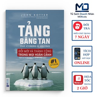 Sách kỹ năng - tảng băng tan - đổi mới và thành công trong mọi hoàn cảnh - đọc kèm apps - bizbooks