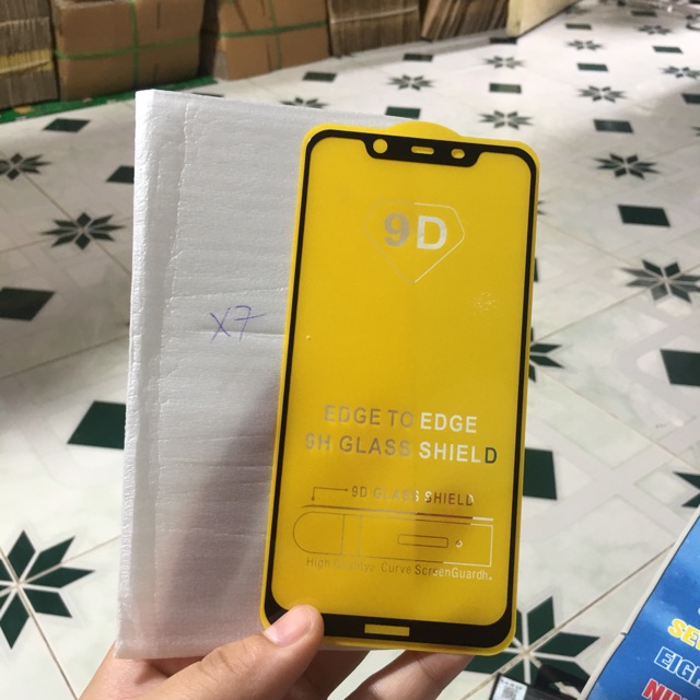 Kính cường lực 9D cho Nokia X7/ Nokia 8.1 Full màn hình
