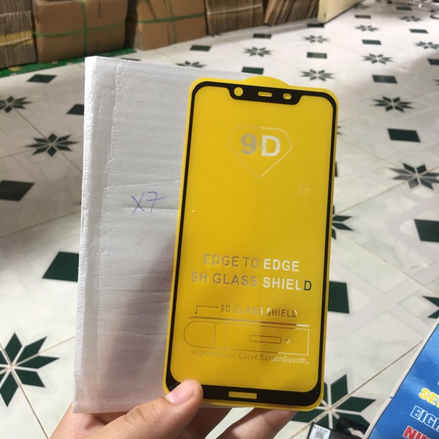 Kính cường lực 9D Nokia X7/ Nokia 8.1 Full màn hình