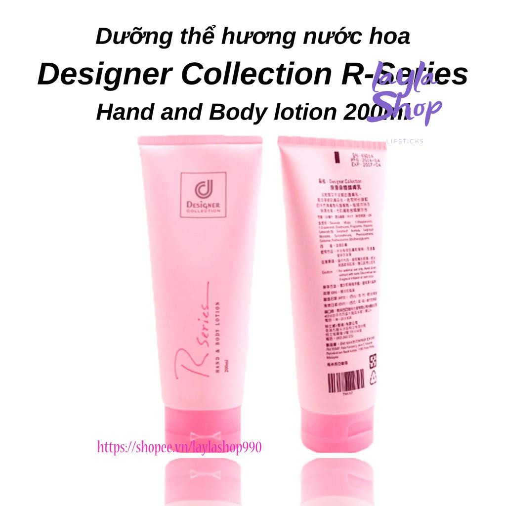 Dưỡng thể hương nước hoa Designer Collection R-Series Hand and Body lotion 200ml