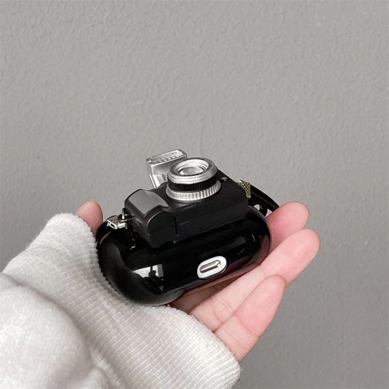 Vỏ Bảo Vệ Hộp Sạc Tai Nghe Bluetooth Không Dây airpods 1 / 1 / Pro / 3 Hình Camera