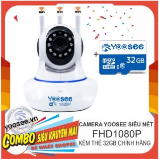 Camera IP YooSee 2.0 3anten - kèm thẻ nhớ 32G