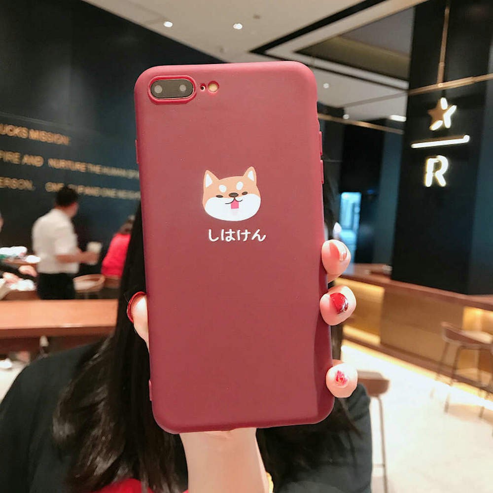 Dễ Thương Ốp Điện Thoại Tpu Mềm Hình Cún Shiba Akita Đáng Yêu Cho Iphone 11 Pro Max X Xs Xr 7 8 6s 6 Plus 5 5s Se Iphone11 I6 I8