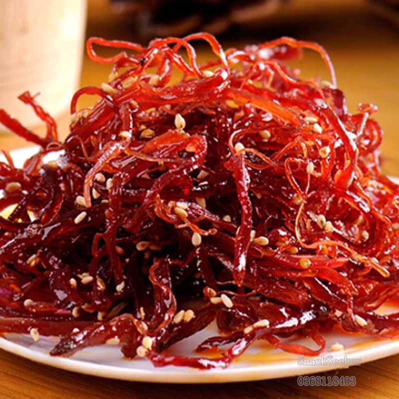 Thịt Bò Miếng Trùng Khánh  ăn liền- Snackseeker - Đồ ăn vặt Trung Quốc