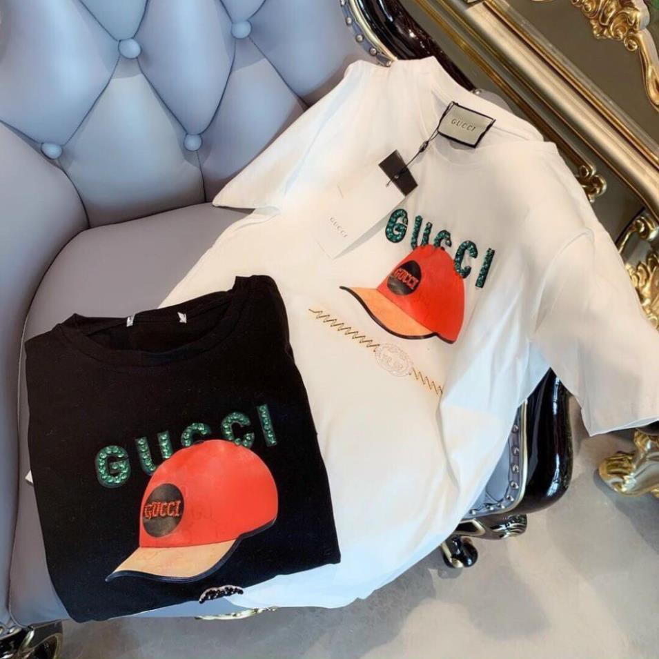 ÁoPhông Nữ, ÁoThun Hình Mũ, Hình Chữ Siêu Xinh Freesize 100% Cotton Hàng Qc Full Túi Zip | BigBuy360 - bigbuy360.vn