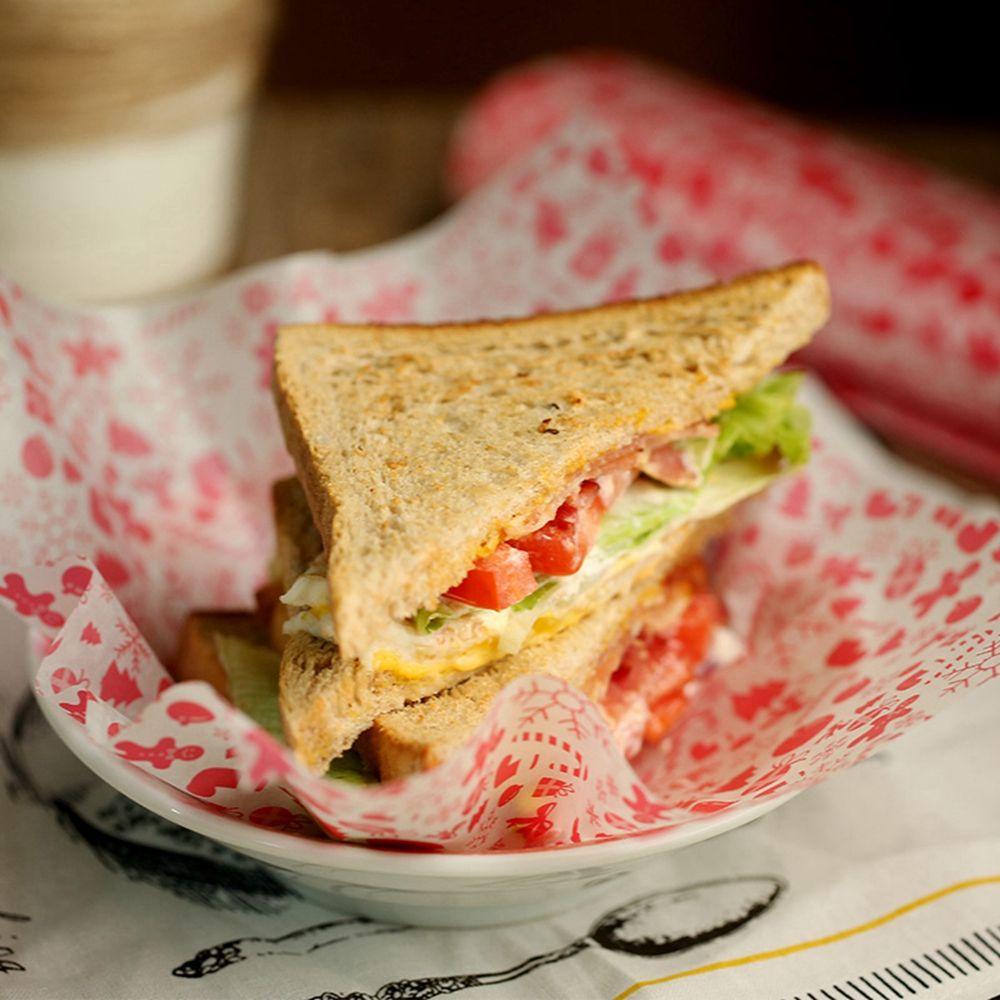 Giấy Gói Kẹo Bánh Mì Sandwich Thân Thiện Với Môi Trường Chống Dính